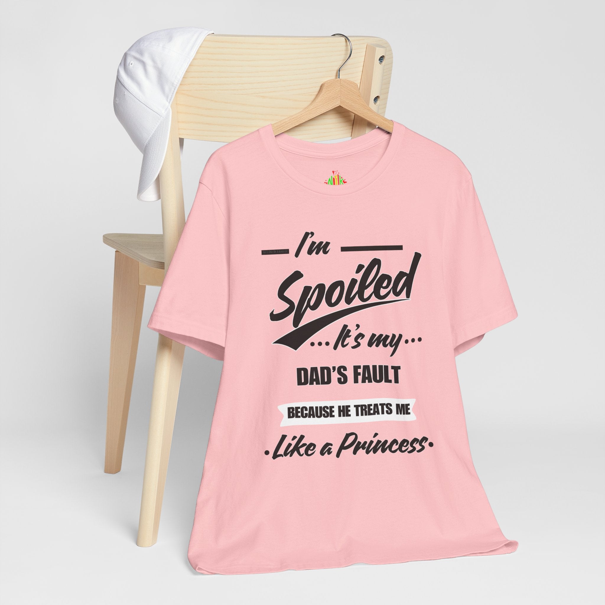 Spoiled Princess T-Shirt - Perfect Gift for Dads, Birthday and Celebration